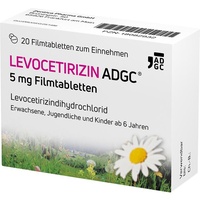 Zentiva Pharma GmbH LEVOCETIRIZIN ADGC 5 mg Filmtabletten