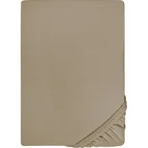biberna 0077144 Feinjersey 90 x 190 - 100 x 200 cm taupe