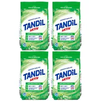 4x 2,025kg (8,1kg) Tandil Aktiv Vollwaschmittel Pulver für weisse Wäsche