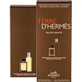 Hermès Terre d'Hermès Eau de Toilette 30 ml + Eau de Toilette Refill 125 ml Geschenkset