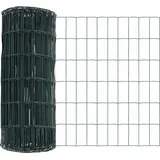 vidaXL Eurozaun Grün 0,4 x 25 m Pvc-beschichtetes Eisen vidaXL