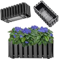 Kadax Blumenkasten, ohne halterung "Glifada", Blumentopf, Pflanzkübel im Landhausstil,