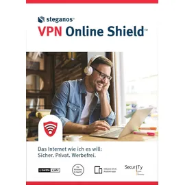 Steganos Online Shield VPN 2026 5 Geräte 1 Jahr