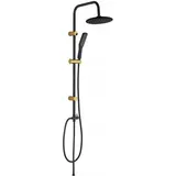 OEM Alanis Duschsäule Schwarz Gold