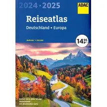Adac Reiseatlas 2024/2025 Deutschland 1:200.000, Europa 1:4,5 Mio. (ADAC Atlas)