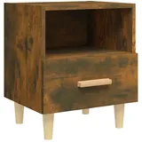 vidaXL Nachtschrank 2 Stk. 40 x 35 x 47 cm Räuchereiche