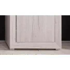 Möbel Akut JAMBO Garderobenschrank 65 x 0 x 0 cm Weiß/Braun