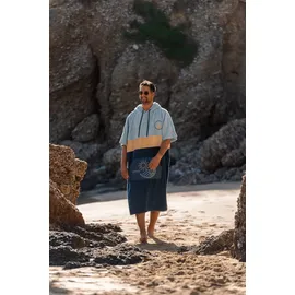 Wave Hawaii AirLite Poncho Unisex Blau M