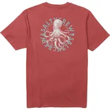 Salty Crew Tentacles Premium Kurzarm-t-shirt - washed red - L