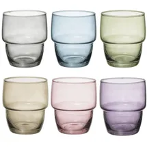 SECRET DE GOURMET Set aus 6 niedrigen Bechern 0,28 l