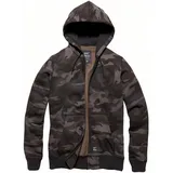 Vintage Industries Redstone Camo Kapuzenjacke Herren Dunkelbraun/Schwarz/Dunkelbeige M