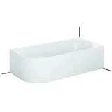 Bette Oval V Silhouette Badewanne 3436-000CELVS weiß,