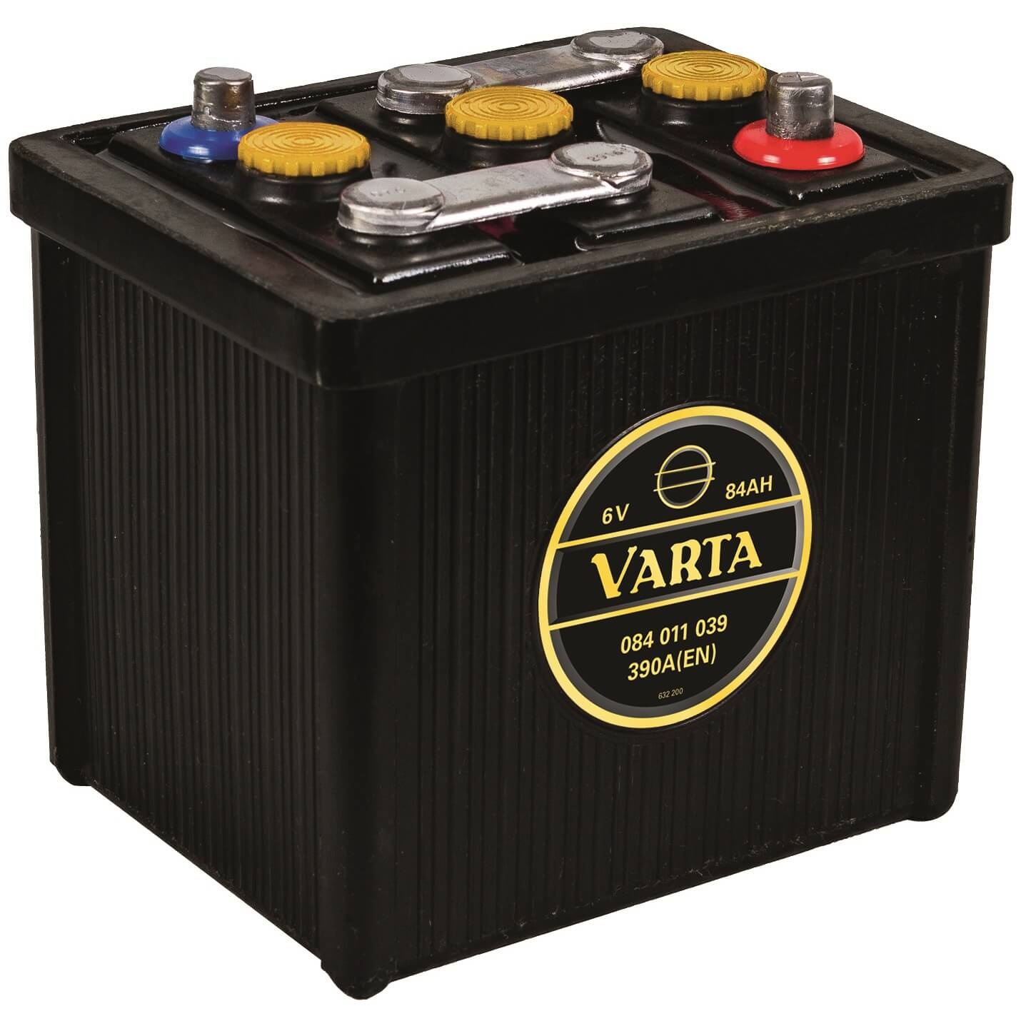 VARTA 084 011 039 Classic 6V Oldtimer-Batterie 84Ah ohne Batteriesäure