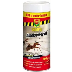 COMPO Ameisen-frei, Staubfreies Ködergranulat mit Nestwirkung, Ameisengift, 600 g, 25949