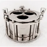 Casa Padrino Designer Flaschenständer Durchmesser 32 x H 16 cm - Luxus Qualität