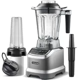 AMZCHEF 2 IN 1 Standmixer mit Zwei Mischbehälter - Blender Mixer Hochleistungsmixer 2000 Watt - 1,85 Liter Mixer Smoothie Maker mit 6 Klingen - Tragbarer 600ml Bullet Mixer mit Deckel - Grau...