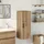 vidaXL Wandschrank Artisan-Eiche 34,5x34x90 cm Holzwerkstoff