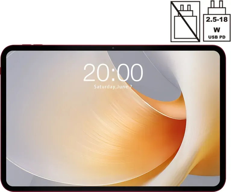 TECLAUST T65 Plus Tablet, 13,4 Zoll, 120 Hz Display, Android 15, Dual-SIM 4G LTE + 5G WLAN, MTK G99 2,2 GHz Octa-Core, 20 GB (8+12) RAM + 128 GB ROM, Widevine L1, 8 MP + 13 MP, Bluetooth 5.2, GPS, 2026