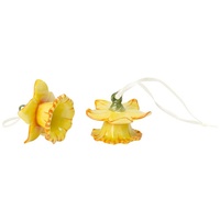 Villeroy & Boch Villeroy und Boch Mini Flower Bells Osterglocken, 2er Set, 4 cm, Porzellan, Gelb, Blumen