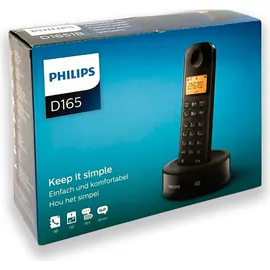 Philips D165B schwarz