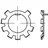 Industrial Quality Supplies DIN 70952 Sicherungsscheibe Stahl A 22 mm 50 Stück
