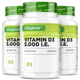 vit4ever Vitamin D3 Depot 5000 I.E. 500 Tabletten