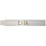 Heka Zollstock Erik 2 m, weiß