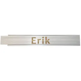 Heka Zollstock Erik 2 m, weiß