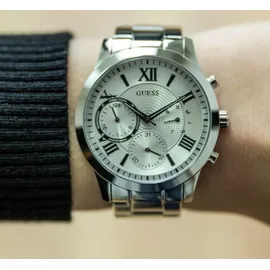 GUESS DamenArmbanduhr Analog Quarz Edelstahl W1070L1