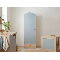 Arthur Berndt Kinderkleiderschrank Roofy 56 x 200 x 51 cm Eiche beige