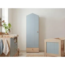 Arthur Berndt Kinderkleiderschrank Roofy 56 x 200 x 51 cm Eiche beige