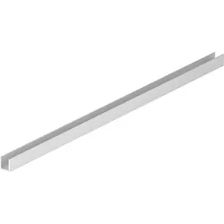 Alu Bodenprofil für Walk-In Duschabtrennung 8 mm Glas - 10 x 10 x 1650 mm - 93 221 33