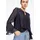 Comma, Lyocell-Bluse mit Volantärmeln - blau - 44