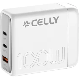 CELLY Power Station 100W Pro Power USB-C Weiß