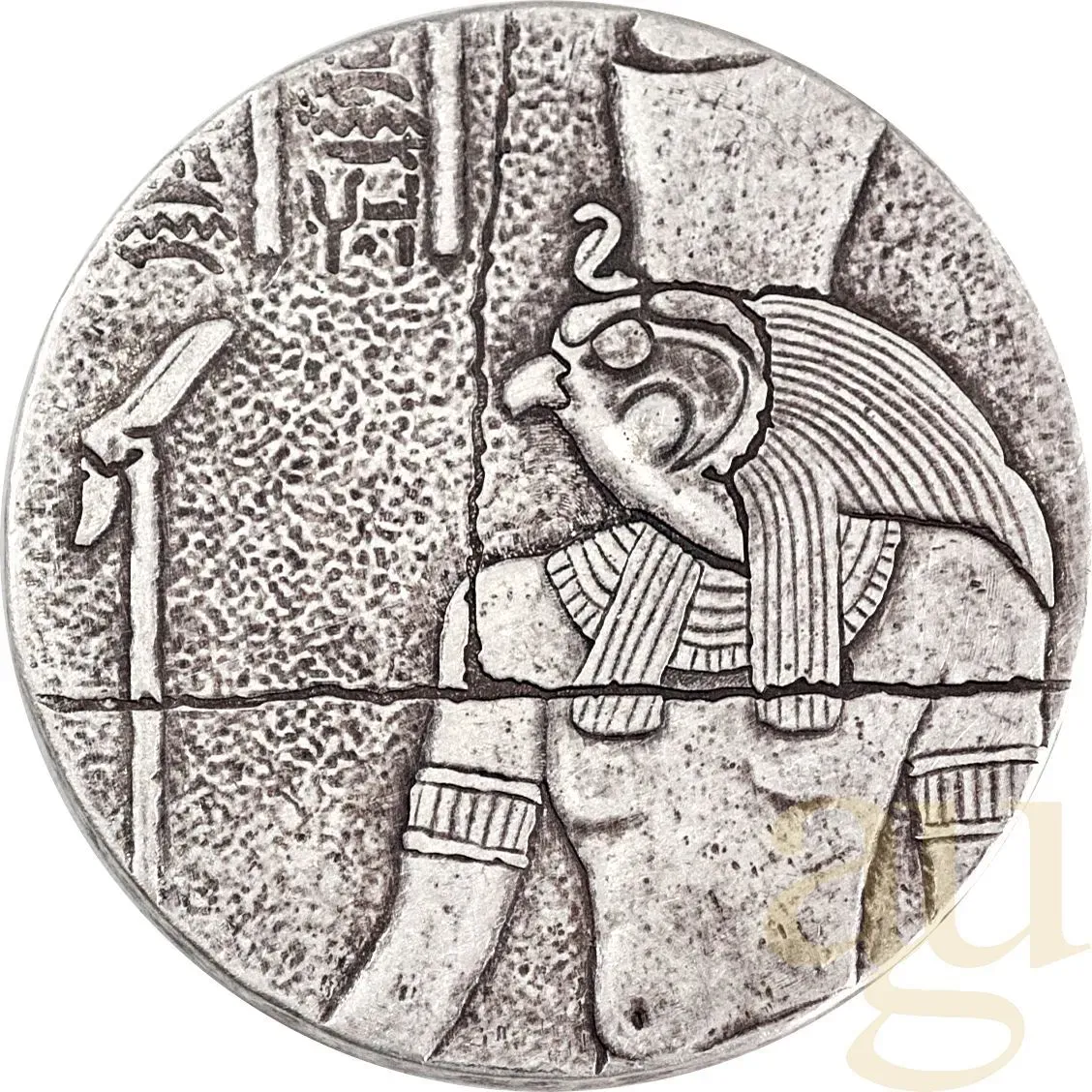 2 Unzen Silbermünze Republic of Tschad Horus 2016