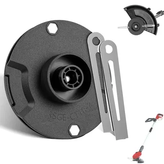 2 Stück Metall Rasentrimmer Messer + 1 Schneidplatte für Einhell GE-CT 18 Ll ab 2017 Freischneider für Garten Mr. Gardener für Rasenmäher Garden Master