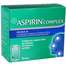 BAYER ASPIRIN COMPLEX 20 St