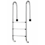 Poolleiter Einbau 3‐stufig für 1,20 m Tiefe – Edelstahl 304 inkl. Hülsen