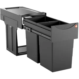 HAILO Tandem 15/15 30 l Schwarz