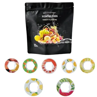 Generisch 7 Stück Air Flavour Pods für Air Wasserflaschen, Fruchtgeschmack Pods, 0 Zuckerkalorien Aromakapseln : Passionsfrucht,Ananas,Erdbeere,Orange,Melone,Zitrone,Wassermelone (A)