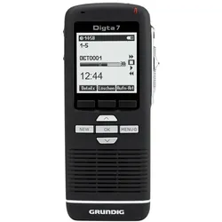 GRUNDIG Digta 7 Premium Set mit DigtaSoft One Software digitales Diktiergerät-Set 2 GB