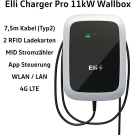 Elli Charger Pro Wallbox 11 kW 7,5m Typ 2 RFID 2045384