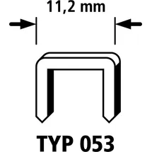 WOLFCRAFT 7021000 Breitrückenklammern Typ 53 2400 St. Abmessungen (L x B x H) 4 x 11.2 x 4mm