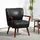 Homcom Polsterstuhl Kunstleder 67 x 77 x 80 cm Schwarz