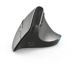 Hama EMW-700 - Vertikale Maus - mehrere Geräte, wiederaufladbar - ergonomisch -