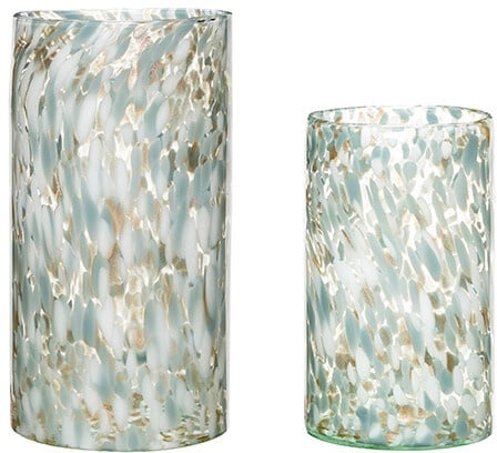 Hübsch - Libra Vases 2 pcs. Blue