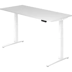 bümö elektrisch höhenverstellbarer Schreibtisch 180x80 cm mit Memory-Steuerung - Design Schreibtisch höhenverstellbar elektrisch, elektrischer