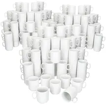 Mambocat Kaffeetasse 0,25 l Weiß 120 St.