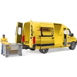Bruder 02671 - MB Sprinter DHL mit Fahrer gelb 1:16