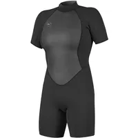 O'Neill Oneill Damen Women's Reactor Ii 2mm Back Zip Spring Wetsuit, schwarz 16 EU